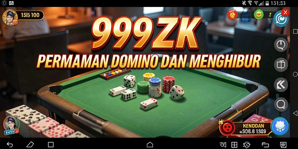 Tampilan gameplay seru dari aplikasi 999ZK yang penuh warna.