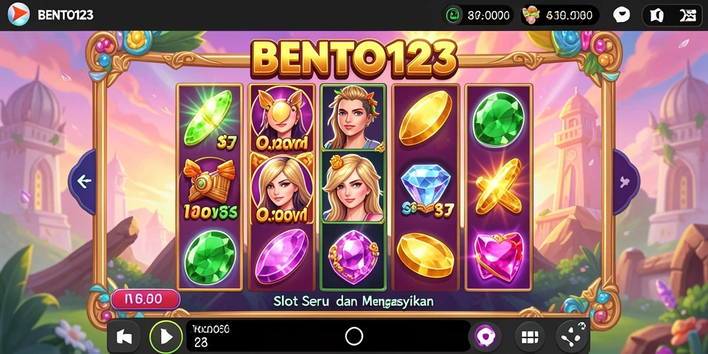 Screenshot gameplay BENTO123 yang menampilkan suasana slot yang seru.