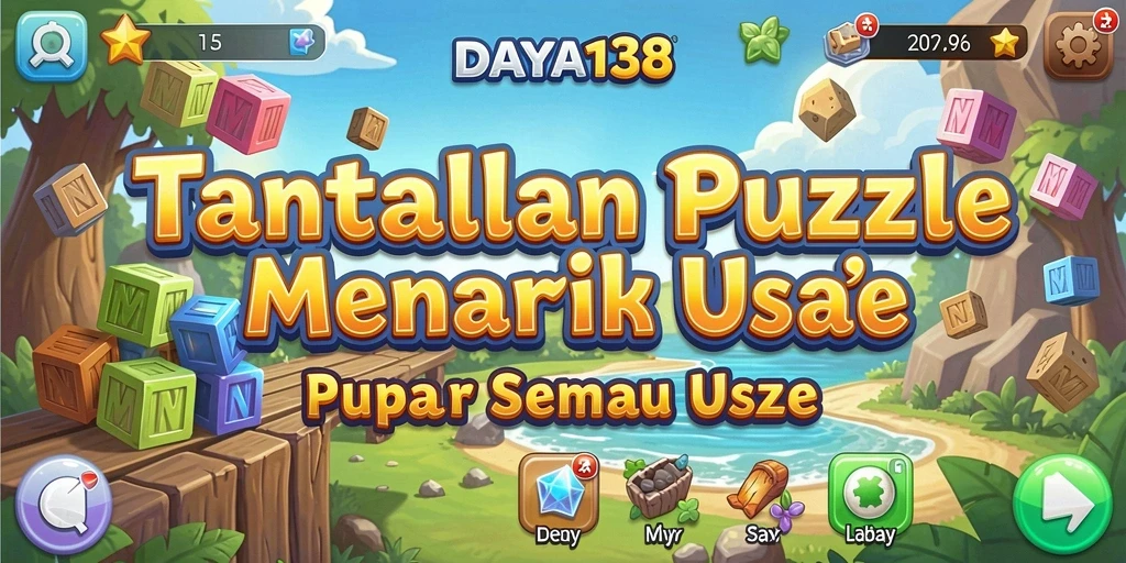 Gameplay Puzzle DAYA138 yang menantang dan mengasyikkan.
