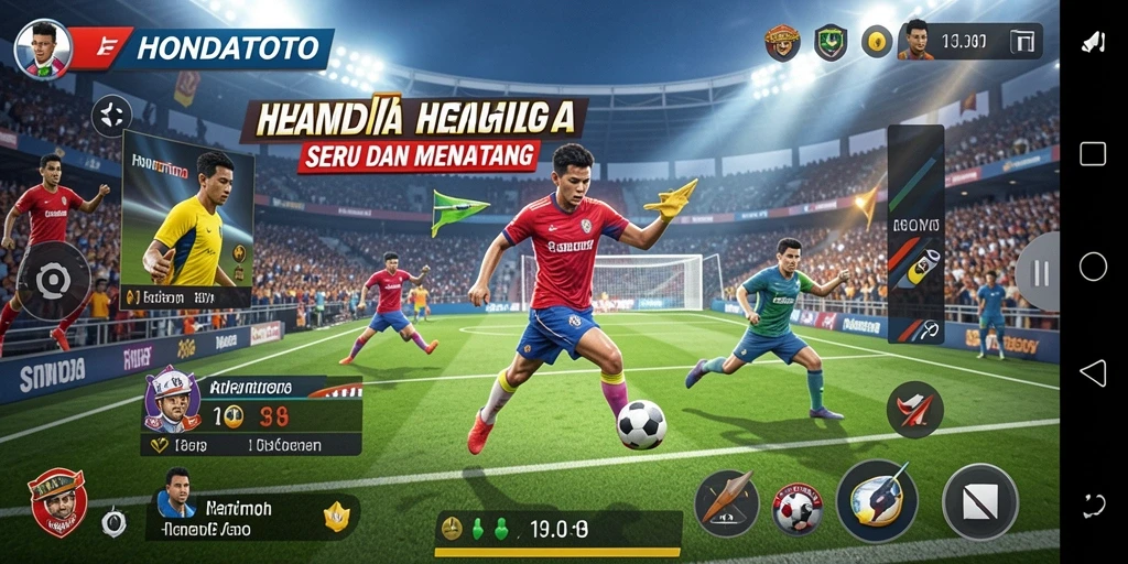 Tampilan gameplay <strong>HONDATOTO</strong> yang seru dan kompetitif dengan grafis menakjubkan.