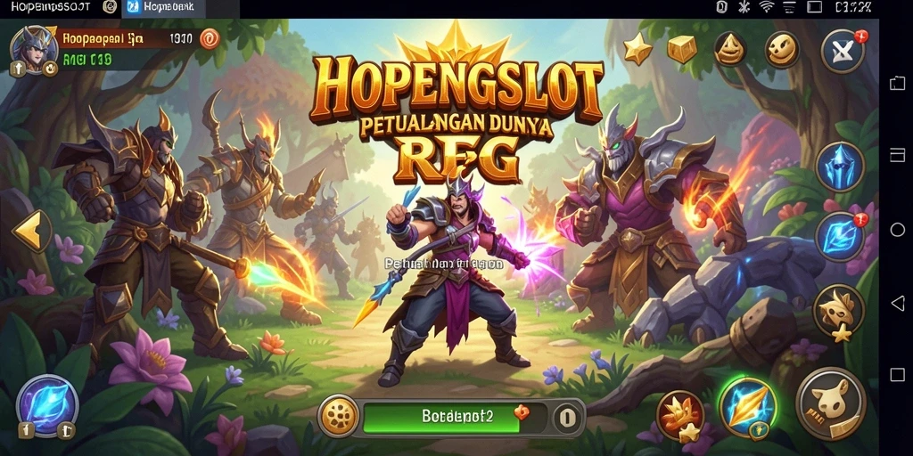 Tampilan gameplay epic HOPENGSLOT yang menawan dan penuh aksi.