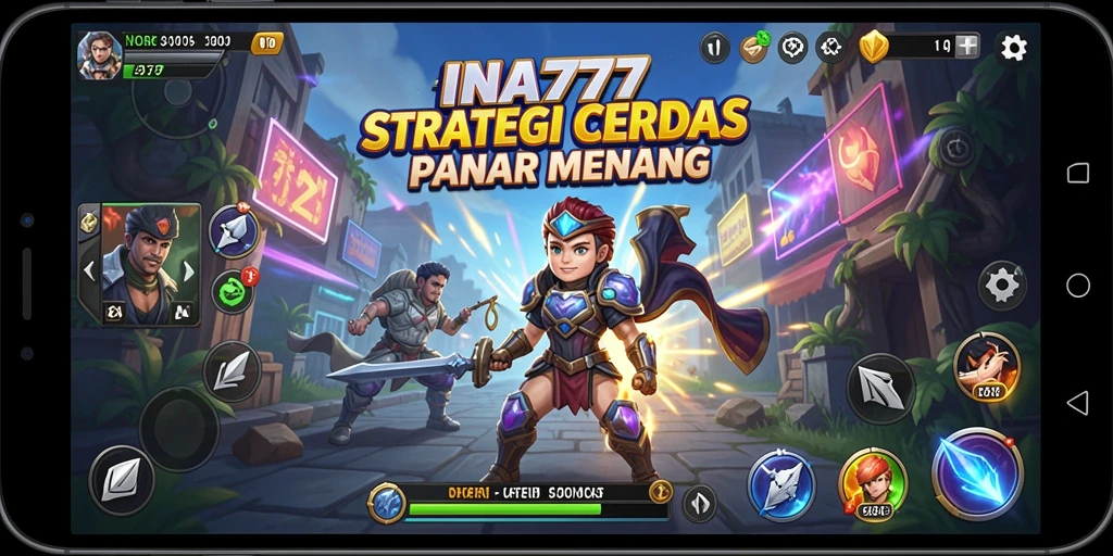 Tampilan menarik dari gameplay <strong>INA777</strong> saat merancang strategi.