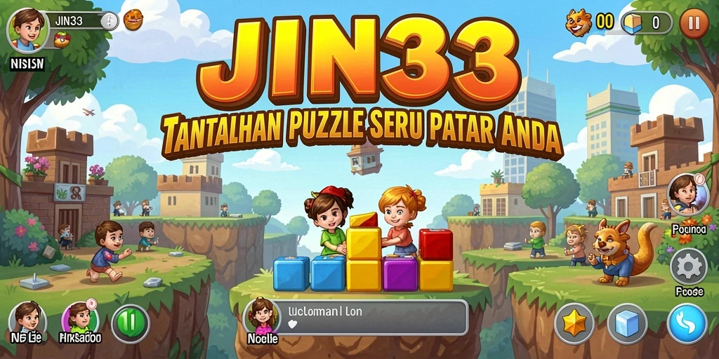 Screenshot JIN33 yang menampilkan gameplay Puzzle yang menarik.