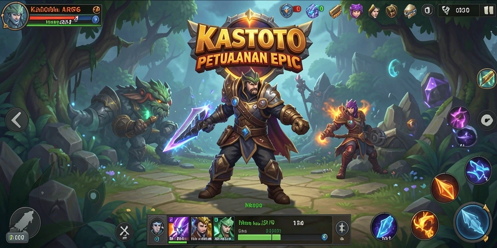 Gameplay KASTOTO yang epik dan mendebarkan.
