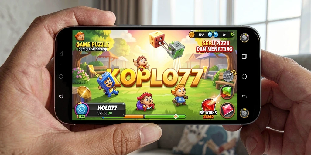 Screenshot utama KOPLO77 menampilkan gameplay puzzle yang menantang dan menarik.