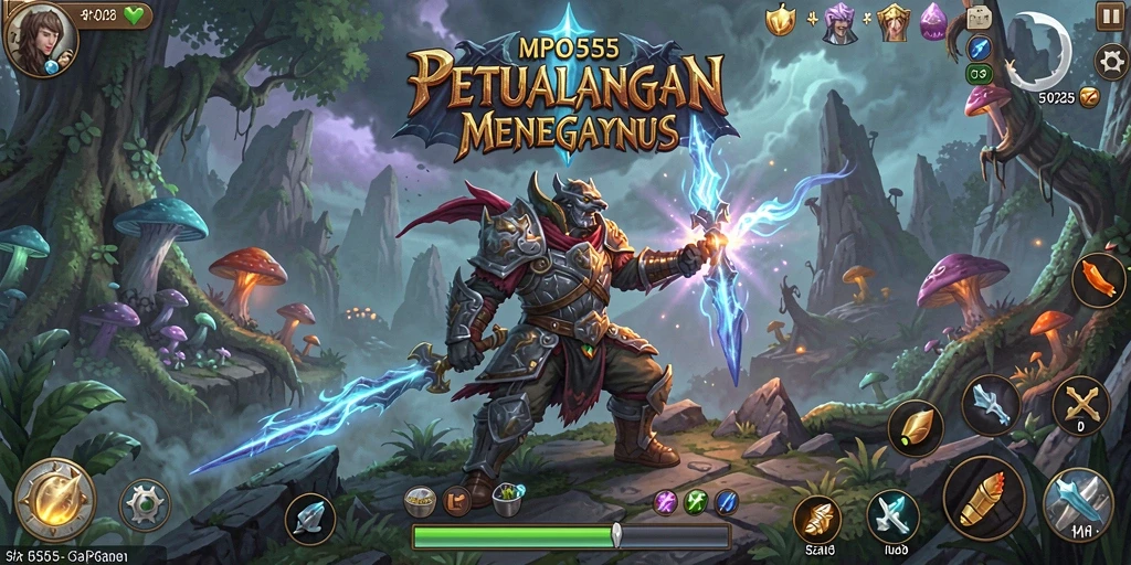 Tangkapan layar MPO555 menampilkan pertarungan menegangkan dan grafis memukau.