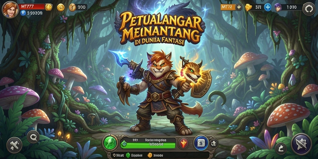 Tampilan gameplay MT777 yang penuh aksi dan petualangan seru.