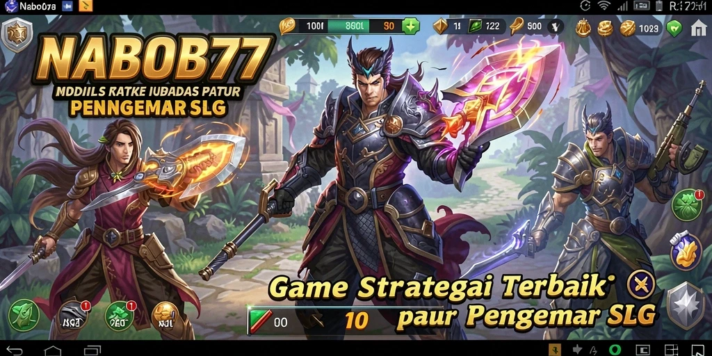 Screenshot gameplay NABOB77 menampilkan pertempuran seru dan strategi mendalam.
