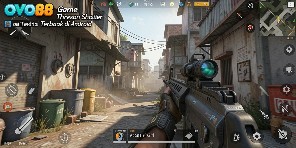 Screenshot gameplay OVO88 yang menunjukkan aksi pertempuran seru.
