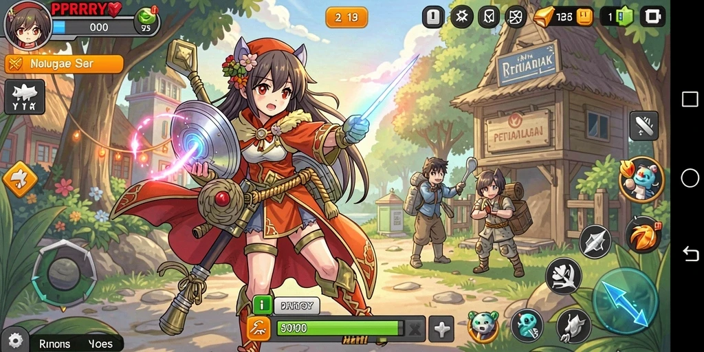 Screenshot PPRRYY menampilkan aksi karakter Anime dalam petualangan seru.