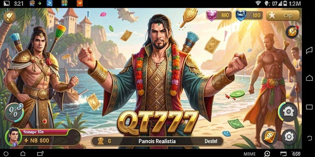 Gameplay QT777 yang penuh tantangan dan interaksi menarik.