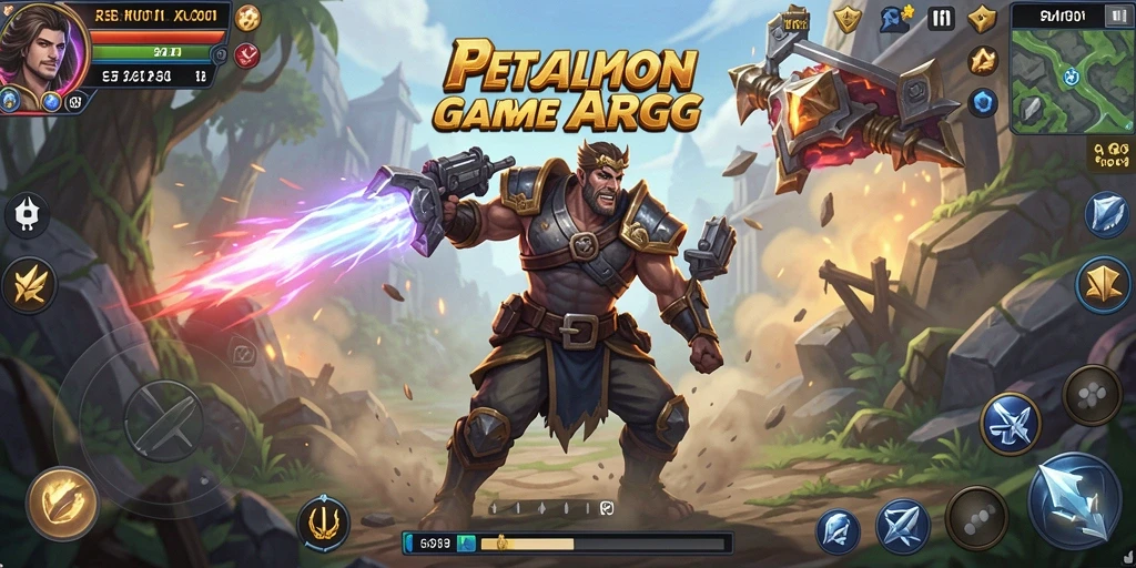Tampilan gameplay seru dalam petualangan ARPG REMI101.