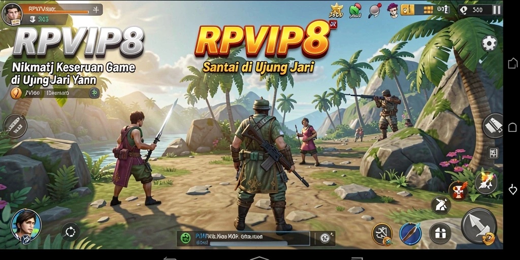 Screenshot menunjukkan gameplay RPVIP8 yang seru dan menghibur.