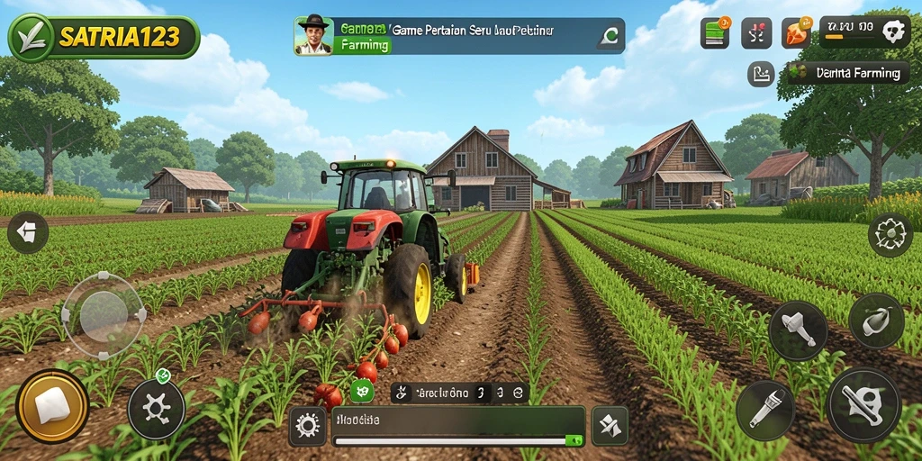 Gameplay menarik di dunia pertanian yang penuh warna.