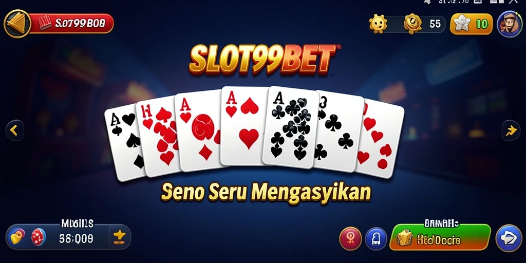 Tampilkan gameplay seru dalam permainan Domino SLOT99BET.