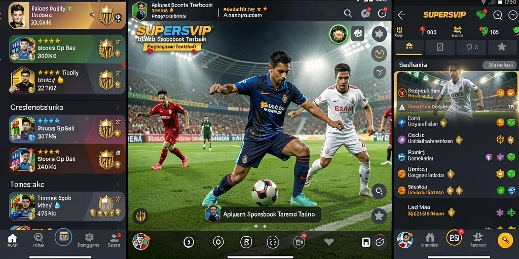 Tampilan gameplay menawan dari aplikasi Sportsbook SUPERSVIP.